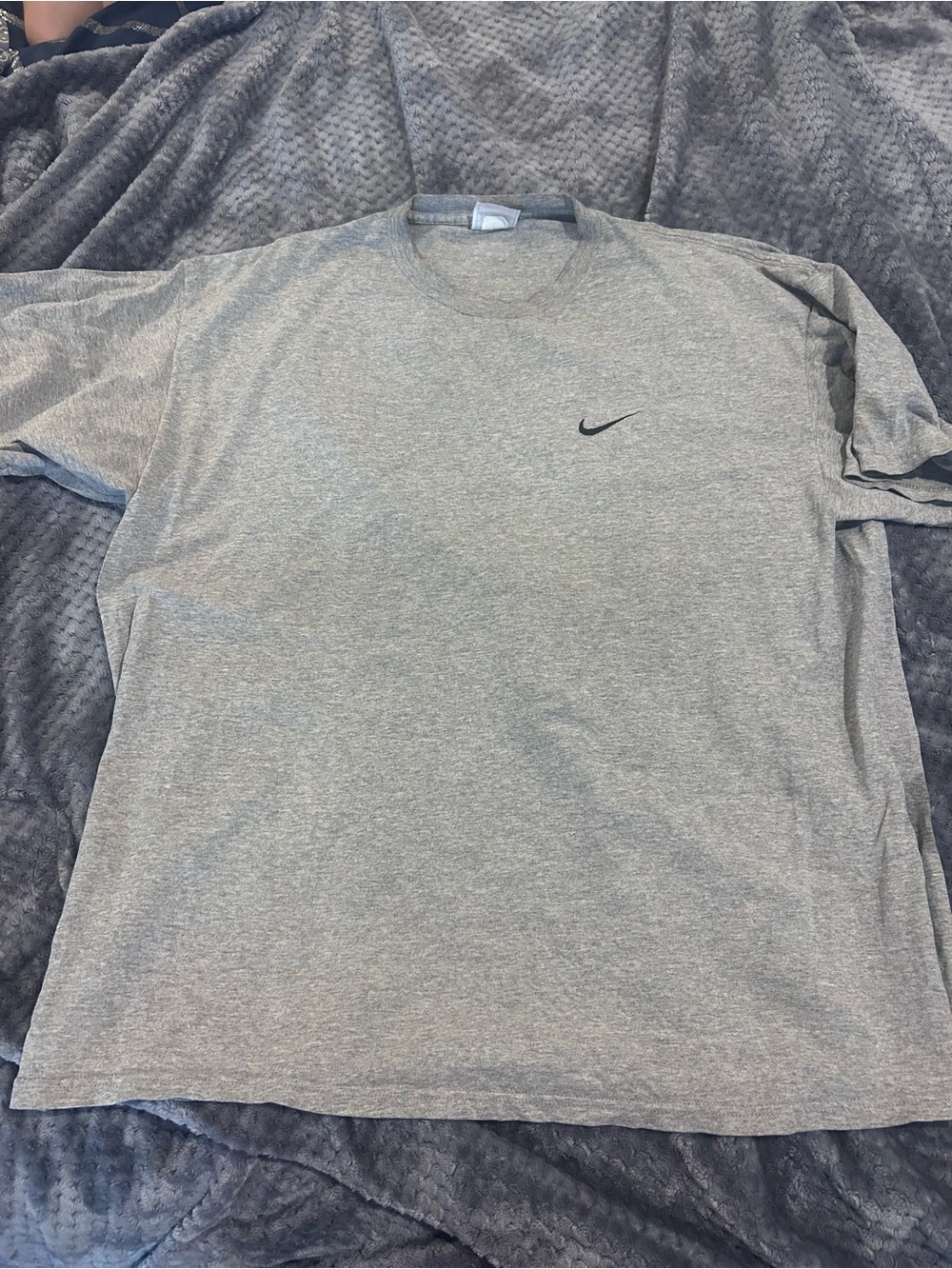 Excellent Condition Vintage 90s Nike Grey Shirt szXL